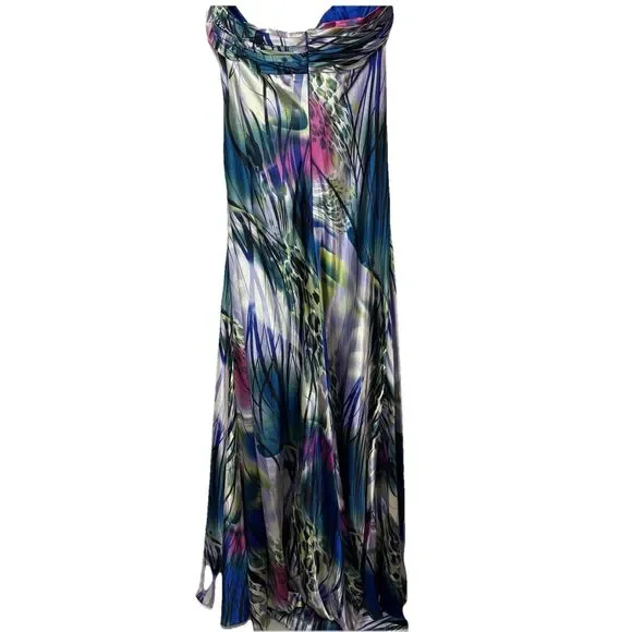 Cinderella Divine Beaded Multicolor Dress Size 10 Formal Wedding Prom Hoco Y2K - Picture 11 of 15